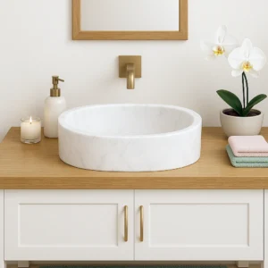 Oval Marble Sink - Image 3