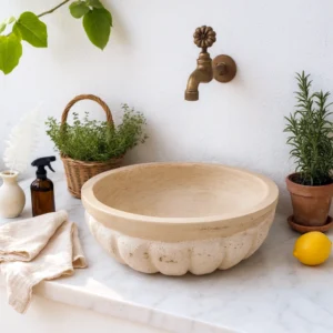 Travertine Marble Sink - Image 3