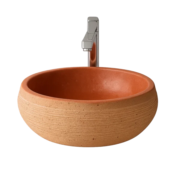 Handmade Marble Sink – Textured Exterior