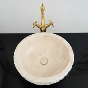 Marble Sink – Chiseled Basin - Image 4