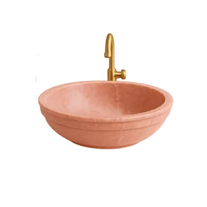 Marble Sink – Elegant Round Countertop Basin