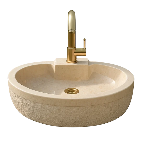 Marble Sink – Natural Textured Design