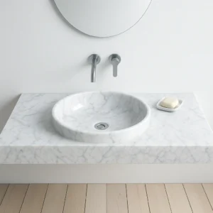 Round Countertop Sink – Minimalist Design - Image 3