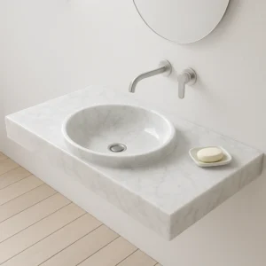 Round Countertop Sink – Minimalist Design - Image 4