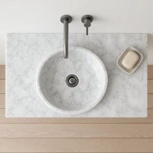 Round Countertop Sink – Minimalist Design - Image 5