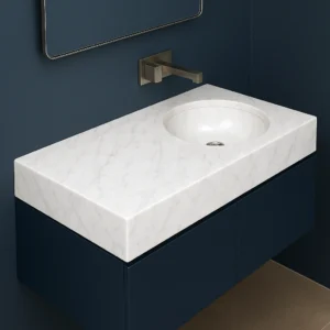 Countertop Marble Sink with Round Basin - Image 4