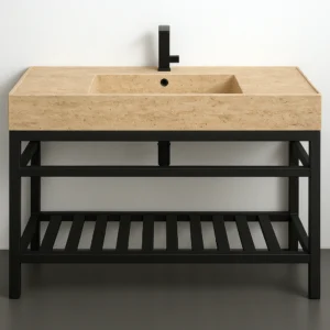 Marble Sink – Rectangular Single Basin Model - Image 4