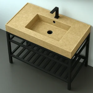Marble Sink – Rectangular Single Basin Model - Image 3