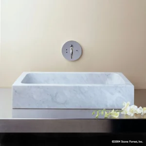Modern Rectangular Marble Basin - Image 3