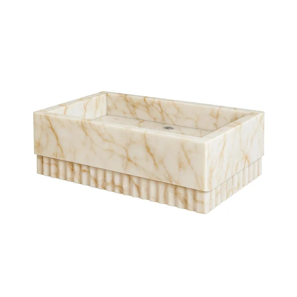 Wall-Mounted-Fluted-Sink