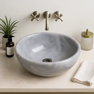Gray Marble Sink